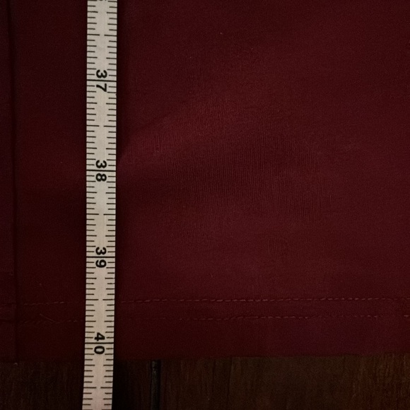 Willit, women’s XL, Maroon/burgundy color, elastic waist, drawstring, knit pants - Picture 9 of 10